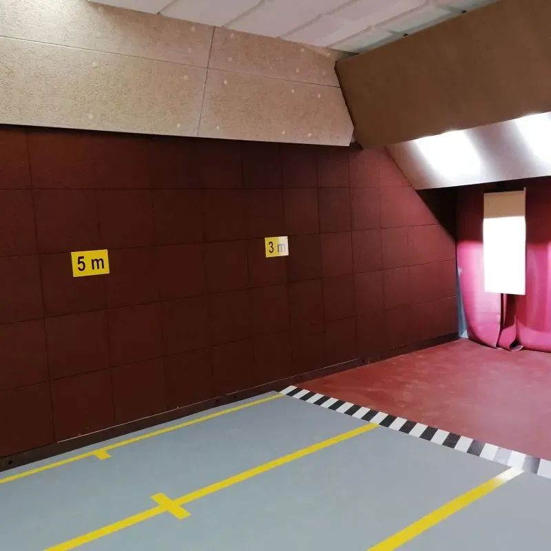 Dalle de mur anti ricochet pour stand de tir - Hexdalle