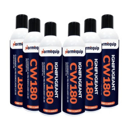 Pack 6 bombes aérosols 300 ml ignifuge bois CW 180