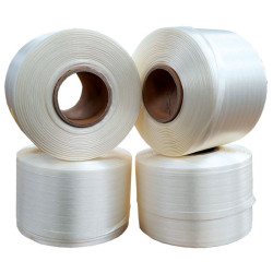 Feuillard avec résistance de 370 à 1000 kg pour textile