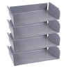 Lot de 4 casiers pour bureau écolier Gange