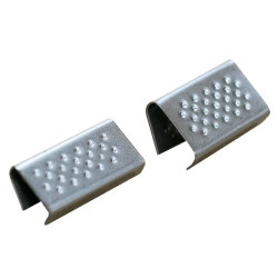 Chapes ouvertes pour feuillards polypropylène PP et polyester PET