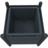 Jardinière 75 litres en métal RAL 7016 - Rossignol Vibrato Métal