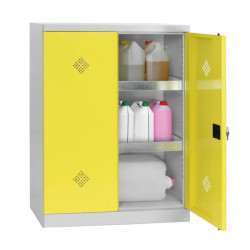 Armoire basse de sûreté avec bacs de rétention