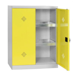 Armoire basse de sûreté avec bacs de rétention