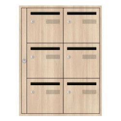 Bloc boite aux lettres intérieur - Edelen Excellence bois