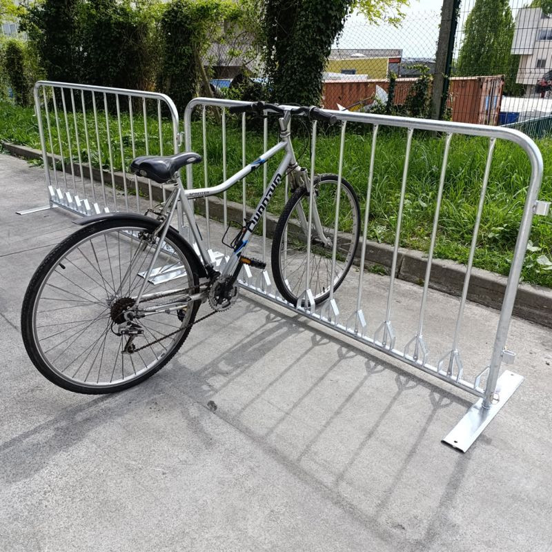 Rack vélos modulable et mobile 11 emplacements autoportante