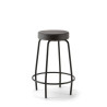 Tabouret technique 4 pieds Linea DUKE SOFT - similicuir noir
