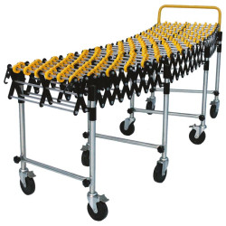 Convoyeur galets en plastique 70 kg par ml