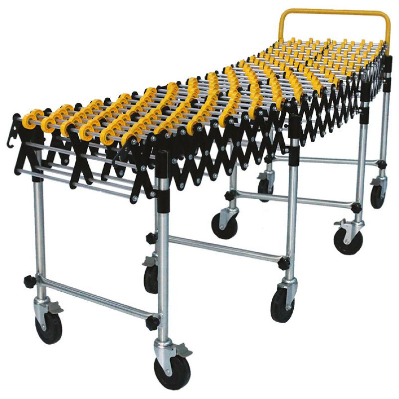 Convoyeur galets en plastique 70 kg par ml