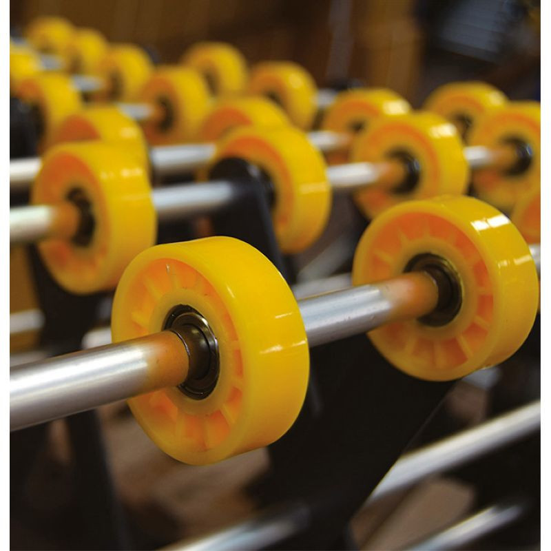 Convoyeur galets en plastique 70 kg par ml