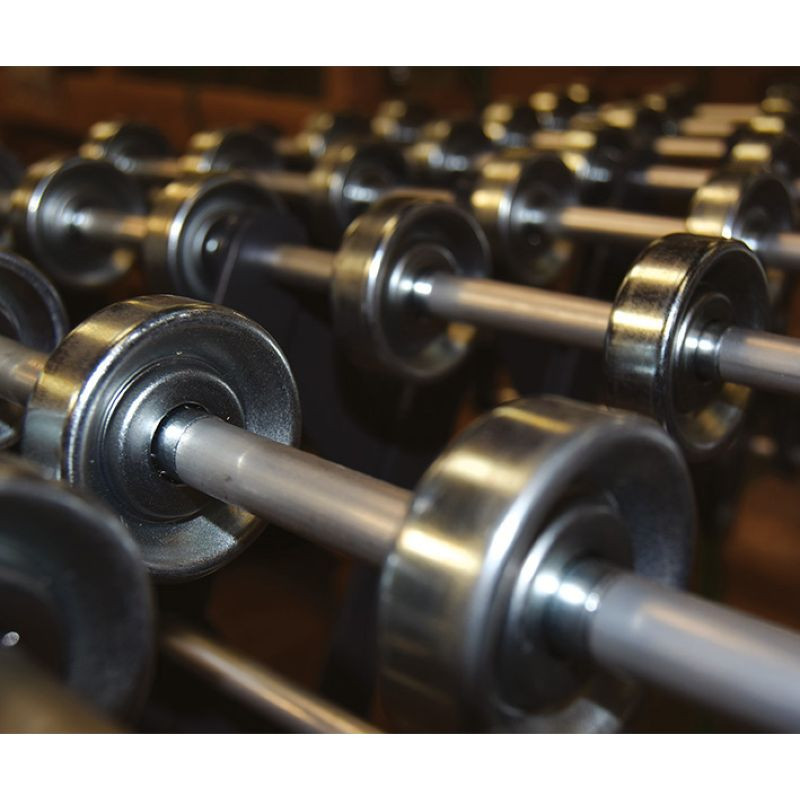 Convoyeur galets en acier 70 kg par ml