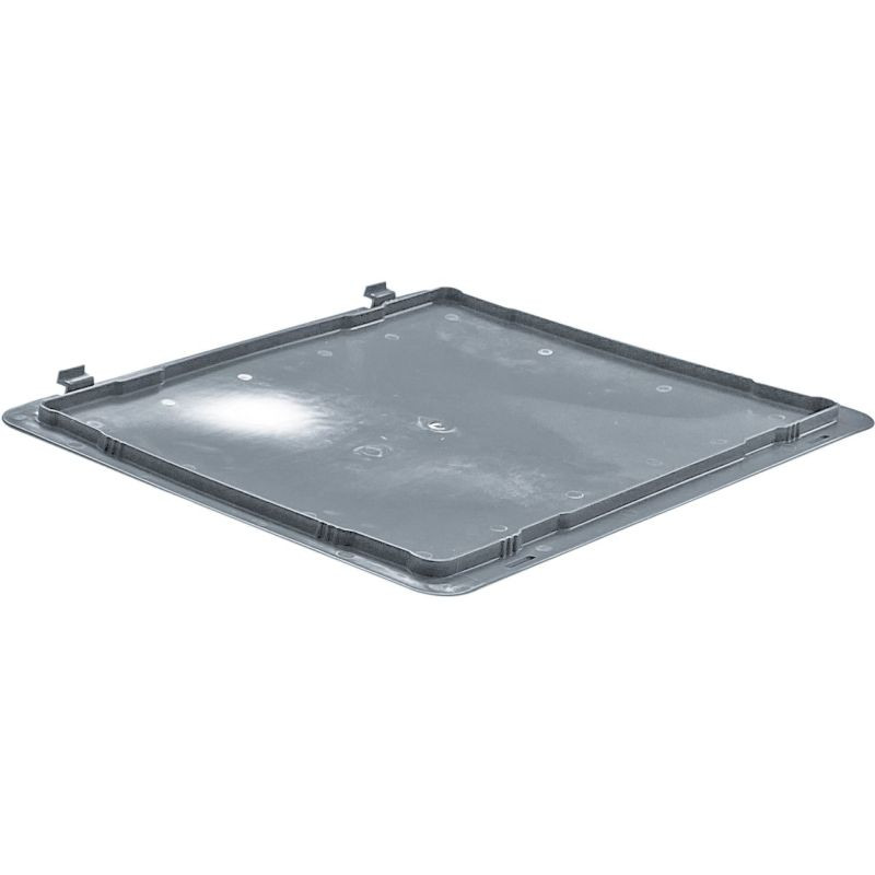 Couvercle pour bac norme europe + charnières  - Lot de 4