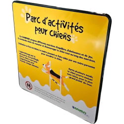 Panneaux explicatifs pour parcours d'agility