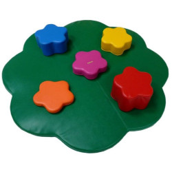 Tapis L'île aux fleur de motricité en mousse