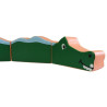 Pouf CROCODILE en mousse pour enfant