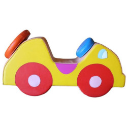 Pouf VOITURE en mousse pour enfant