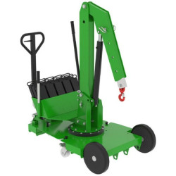 Grue porte à faux à mât rotatif - Stockman 