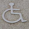 Plaque en inox de stationnement