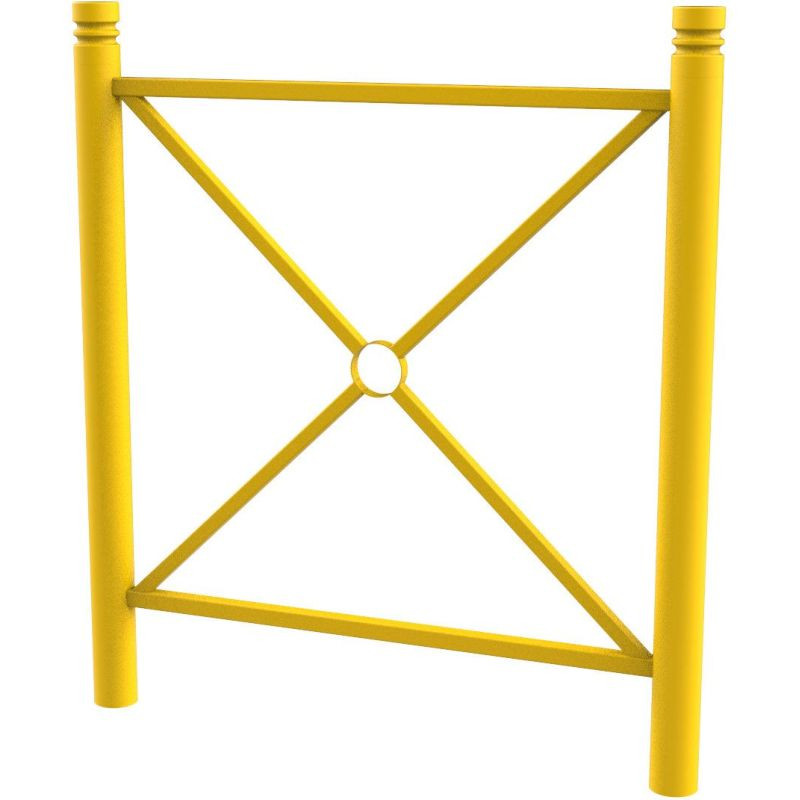 Barrière urbaine Fontainebleau L.102 ou 157 cm - Tête 2 gorges