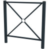 Barrière urbaine Deauville L.102 ou 157 cm - Tête arrondie inox