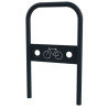 Arceau vélo avec pictogramme vélo Murano - Hauteur 85 cm