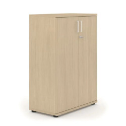 Armoire basse mélaminé portes battantes