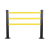 Barrière piétonne 3 lisses sur mesure D-Flexx Delta