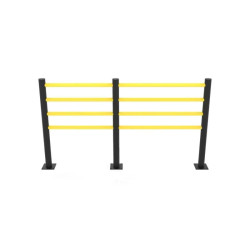 Barrière piétonne 4 lisses sur mesure D-Flexx Delta