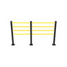 Barrière piétonne 4 lisses sur mesure D-Flexx Delta