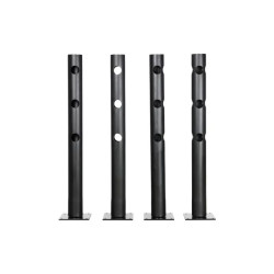 Barrière piétonne 3 lisses sur mesure D-Flexx Delta