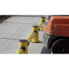 Barrière de rayonnage rail silmple D-flexx Charlie