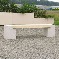 Banc urbain en béton armé - Douglas