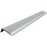Nez de marche antidérapant aluminium et quartz ou PVC - Lot de 10