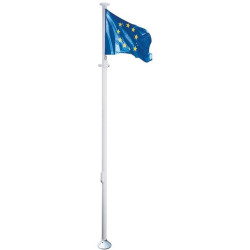 Mât pour pavillon blanc en aluminium 4 à 10 M Procity