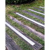 Plat de marche antidérapant alu et quartz ou PVC - Lot de 10