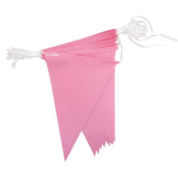 Guirlande Octobre Rose Fanions, rubans ou flammes