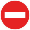 Panneau sens interdit à tout véhicule - B1