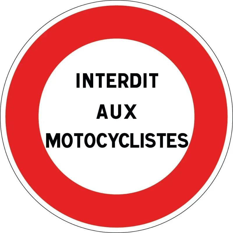 Panneau B19 - Autres interdictions dont la nature est indiquée