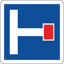 Panneau C13b - Présignalisation d'une impasse