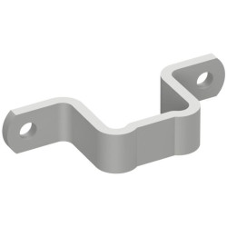 Colliers de fixation 40x40 mm pour poteau routier - Lot de 2