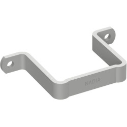 Colliers de fixation 80x80 mm pour poteau routier - Lot de 2