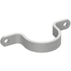 Collier de fixation D.6 cm pour panneau routier sur poteau - Lot de 2
