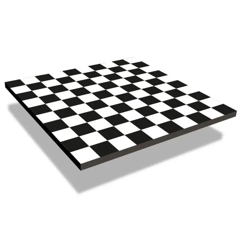 Plateau de jeu pour incrustation sur table bois d'extérieur