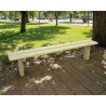 Banc Campagnard en bois de pin pour parc ou jardin public