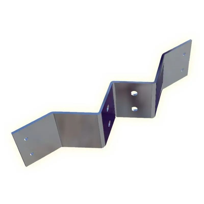 Fixation inox invisible pour panneau d'aire de jeux sur poteau bois