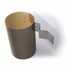 Fixation pour panneau d'aire de jeux sur poteau bois en inox