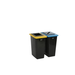 Kit poubelles de tri sélectif - 2 ou 3 flux de 60 / 80 litres