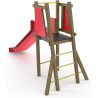 Toboggan hauteur 110 cm pour aire de jeux - Loisirs Aménagements