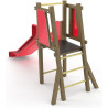 Toboggan hauteur 90 cm pour aire de jeux - Loisirs Aménagements