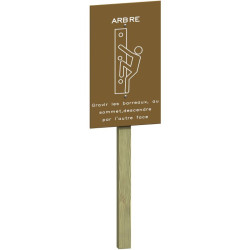 Arbre à grimper pour parcours de santé - Loisirs Aménagements